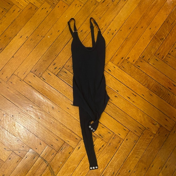 ATM Black Tank Bodysuit - Picture 1 of 12